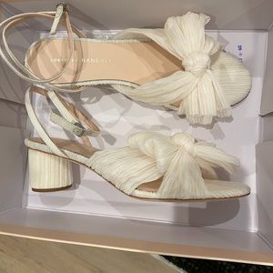 Loeffler Randall Dahlia Knotted Sandal Pearl